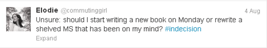 Twitter indecision