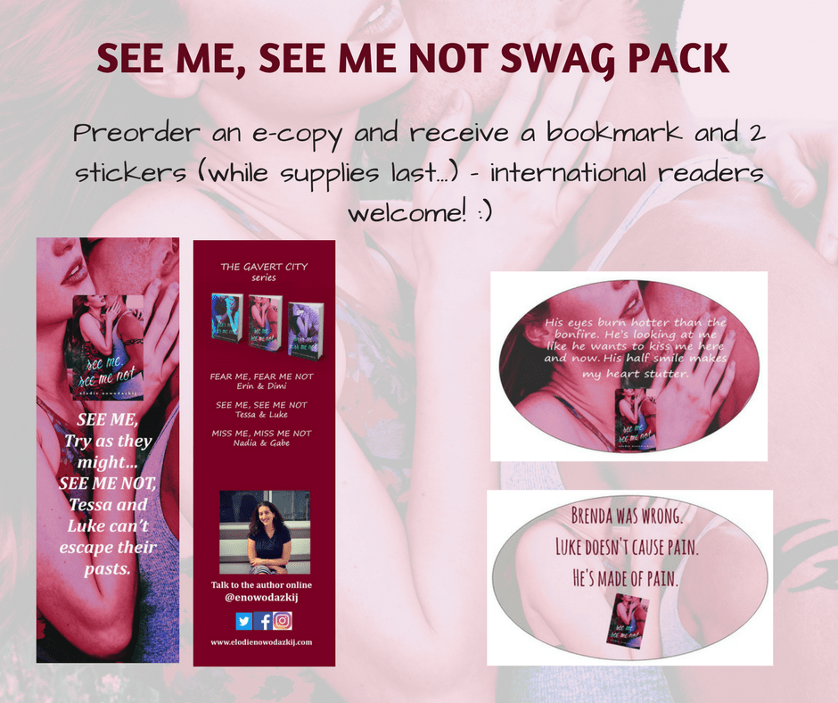 I cross my arms on my chest, needing to put some distance between us. Because this girl with her soft voice and probing gaze and laughter that doesn_t completely hide her sadness is ge